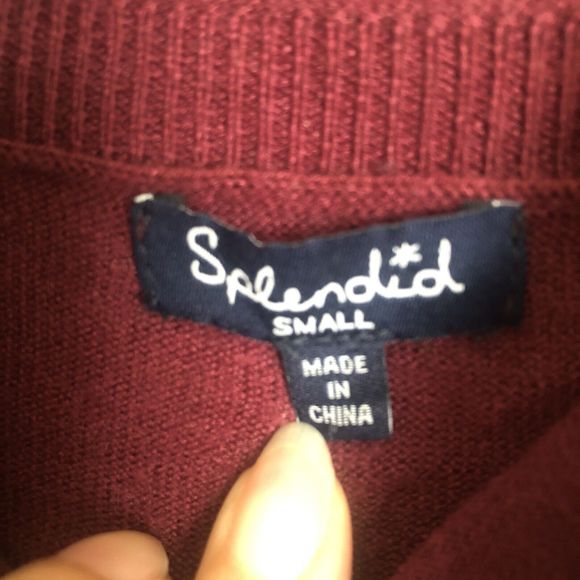 Women's Splendid High Low Turtleneck Sweater Dress Slit Sides Size Small - Picture 3 of 9